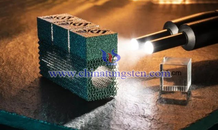 3D打印技術(shù)生產(chǎn)的鎢部件 3D打印技術(shù)生產(chǎn)的鎢部件